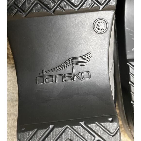 Dansko Gray Microbuck Nubuck Clogs Shoes Womens 40 US 10 NEW NWOB - Picture 10 of 10